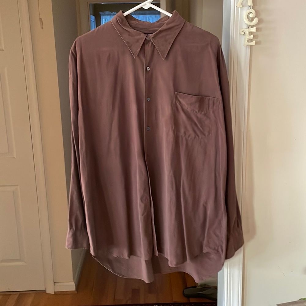 Men’s Roevelle long sleeve button up shirt, XL